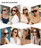 Sojos Retro Aviator Sunglasses Women Men Trendy Rectangle Shades