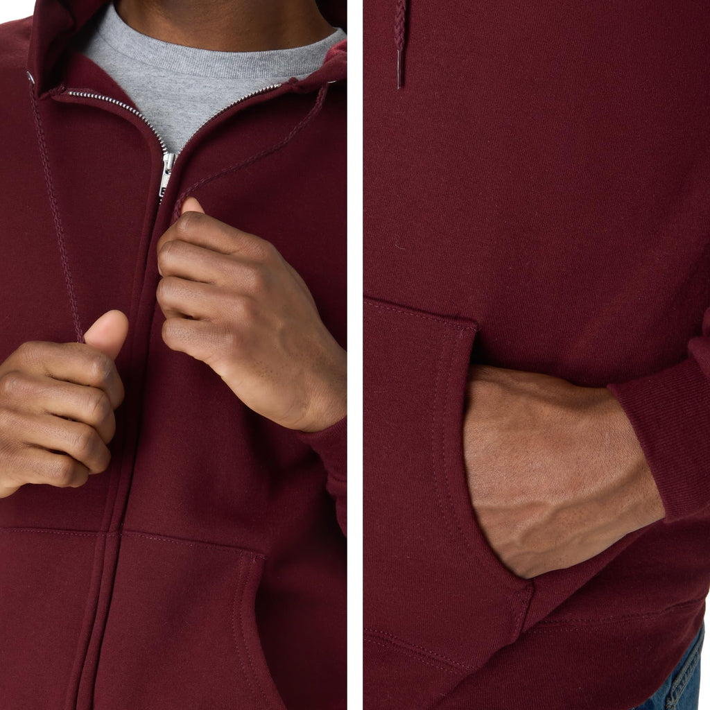 Hanes Men's EcoSmart Fleece Full-Zip Hoodie