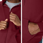 Hanes Men's EcoSmart Fleece Full-Zip Hoodie