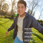 Hanes Men's EcoSmart Fleece Full-Zip Hoodie