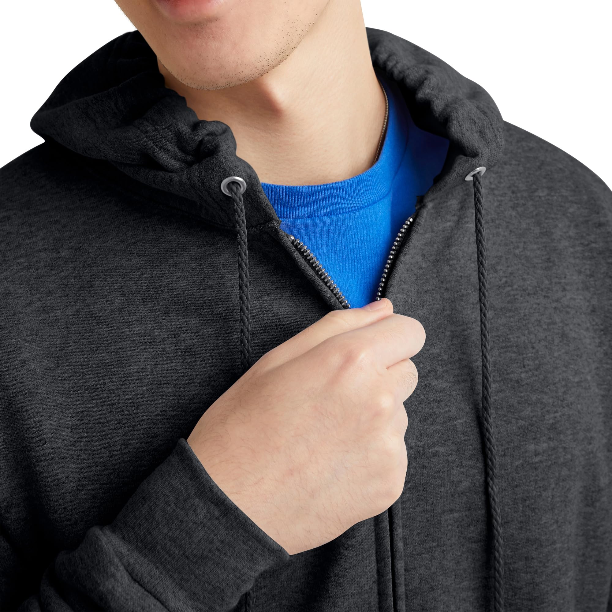 Hanes Men's EcoSmart Fleece Full-Zip Hoodie