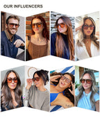 Sojos Retro Aviator Sunglasses Women Men Trendy Rectangle Shades