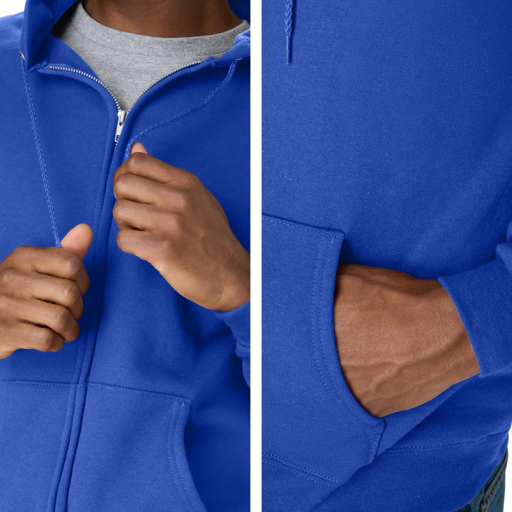 Hanes Men's EcoSmart Fleece Full-Zip Hoodie