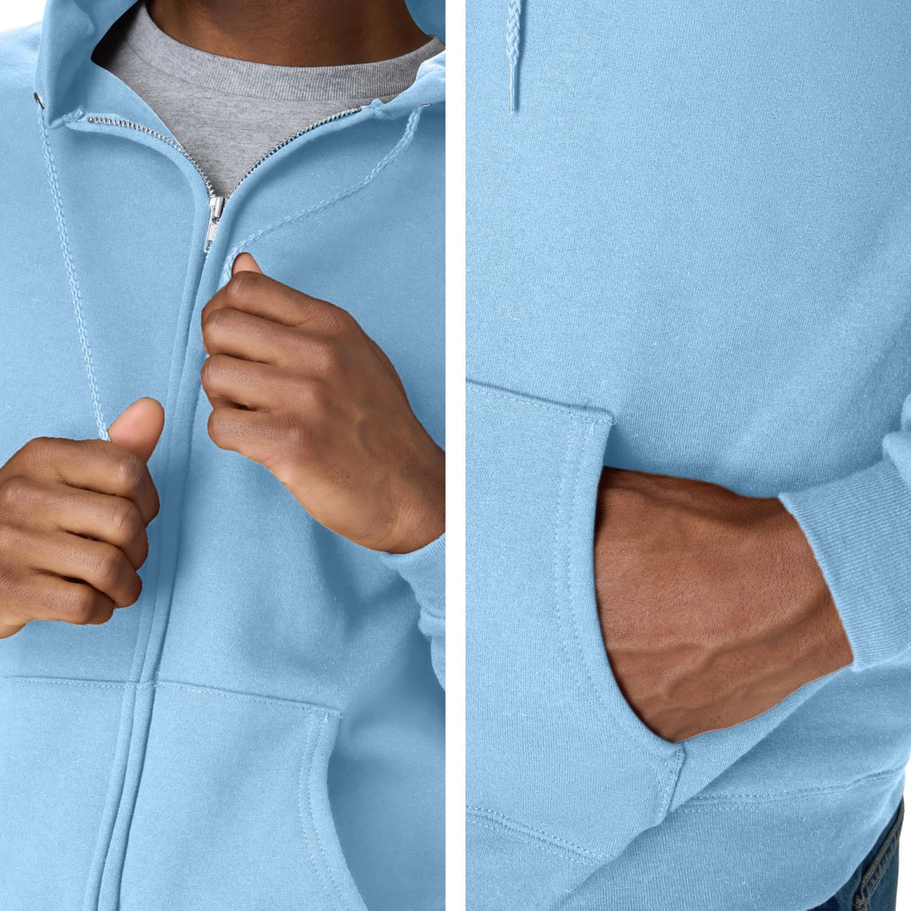 Hanes Men's EcoSmart Fleece Full-Zip Hoodie