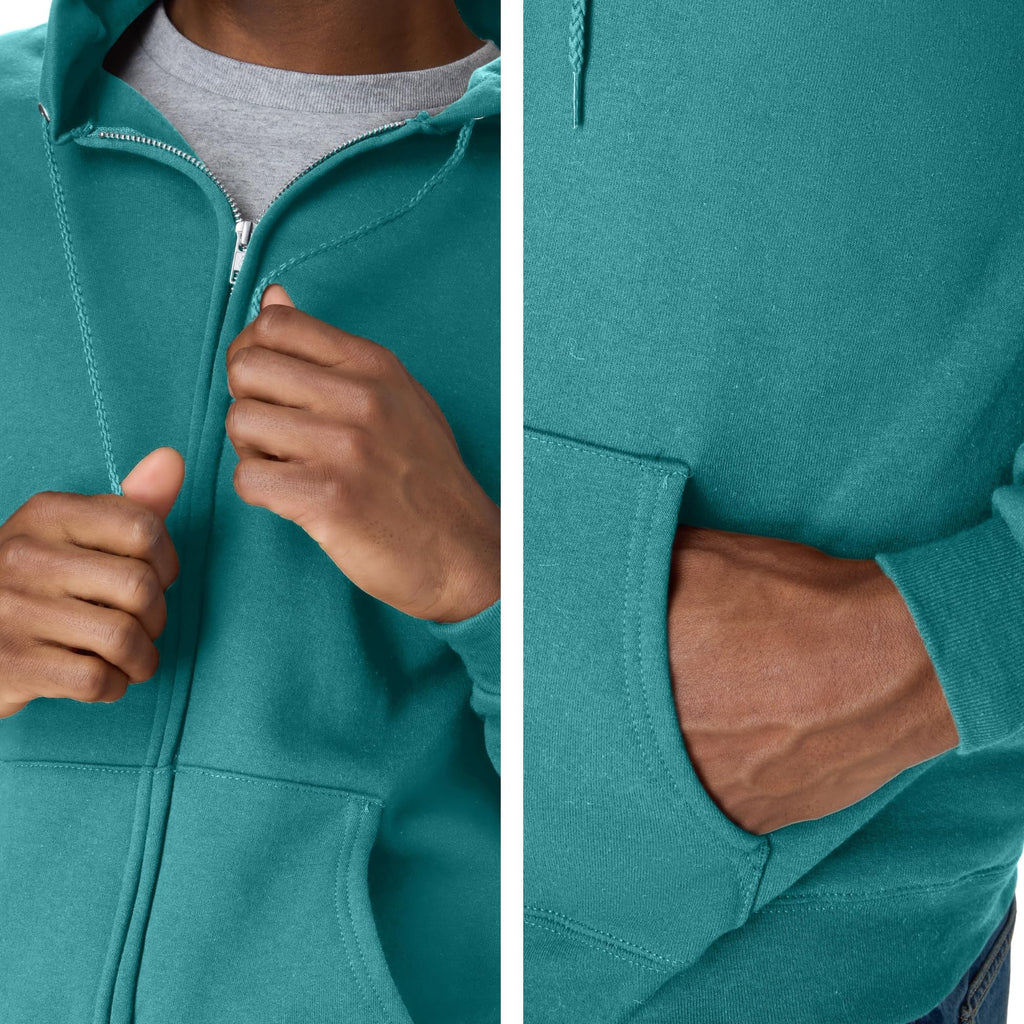 Hanes Men's EcoSmart Fleece Full-Zip Hoodie