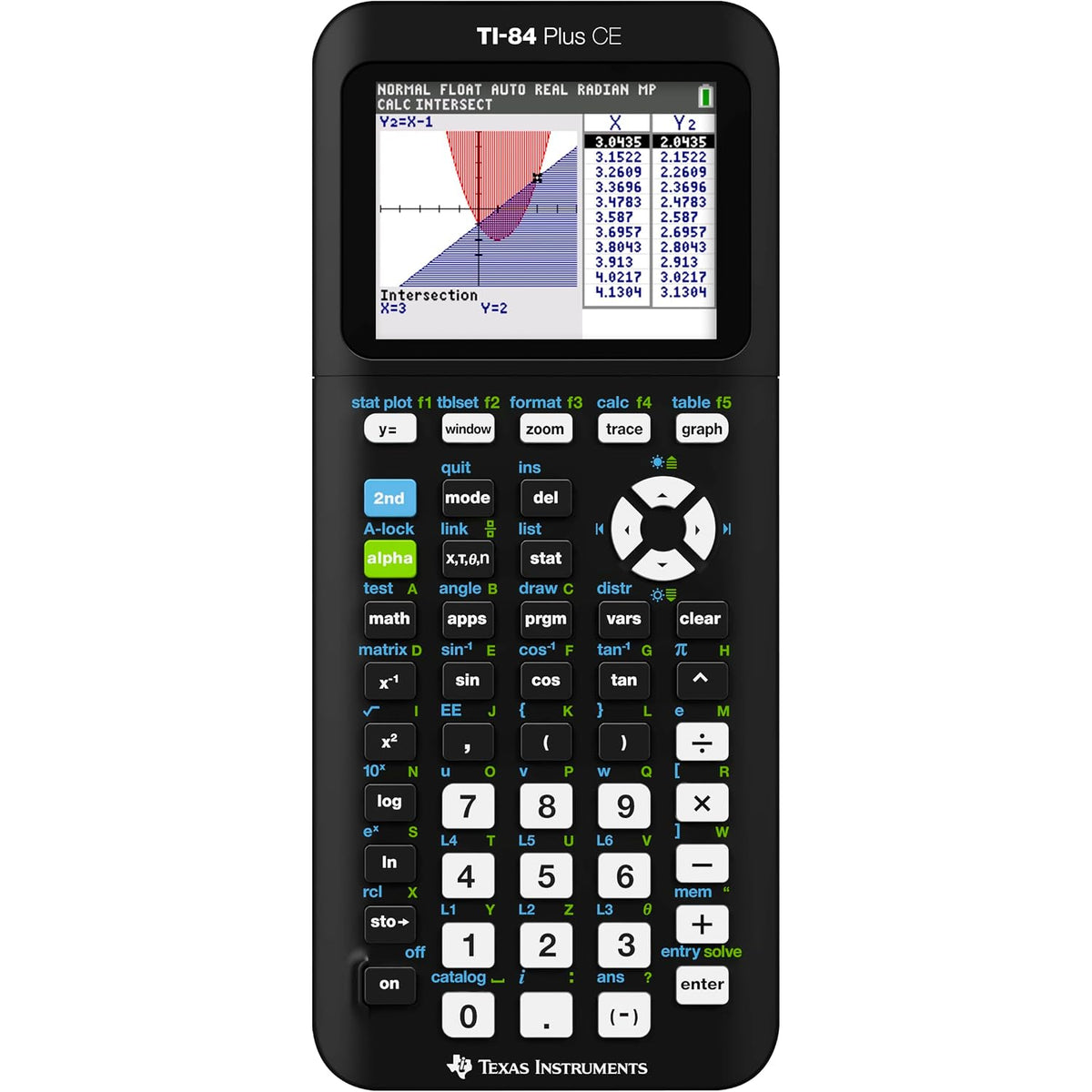 Texas Instruments Ti-84 Plus CE Graphing Calculator